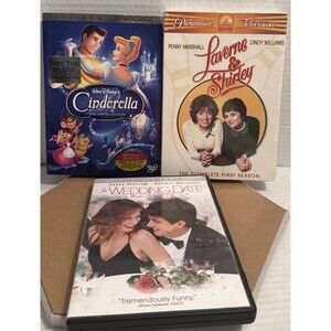 Movie TV LOT Cinderella 2Disc Platinum Ed Lavern&Shirley 1st SEASON NEW WEDDING